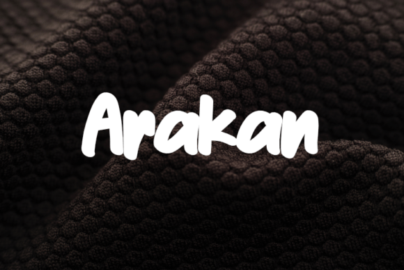 Arakan Font: Elevating Handmade Labels & Apparel