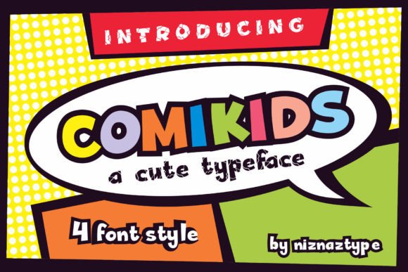 Comikids Font: Playful Branding for Small Business