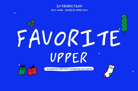 Favorite Upper Font: Joyful Display Type for Crafters