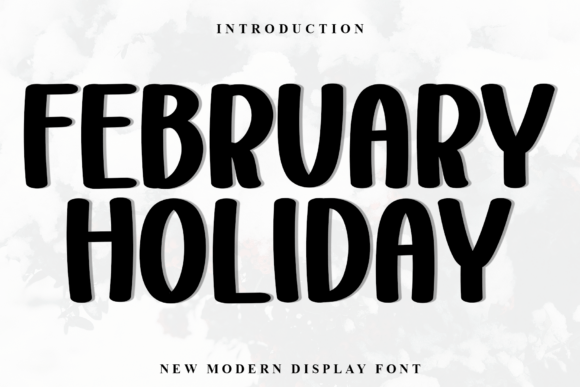 February Holiday Font: Warm Branding for Small Business