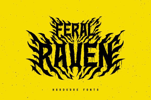 Feral Raven Font: Bold Branding for Small Business