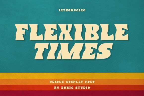 Flexible Times Font: A Retro Display Typeface for Branding
