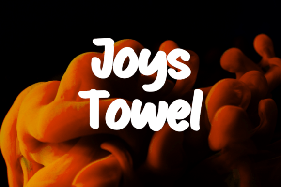 Joys Towel Font: Elevating Editorial Design