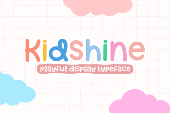 Kidshine Font: A Cheery Typeface for Handmade Goods