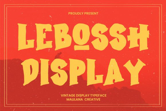 Lebossh Font: Vintage Charm for Handmade Labels