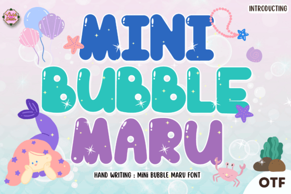 Mini Bubble Maru Font Review for Festive Branding