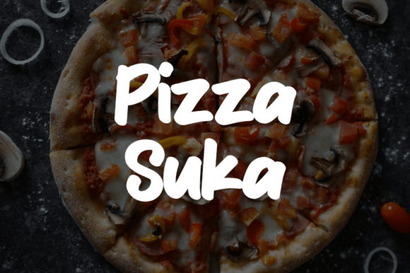 Pizza Suka Font: A Designer’s Real Branding Test