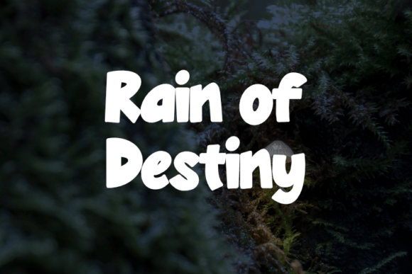 Rain of Destiny Font: A Maker’s Guide to Display Type