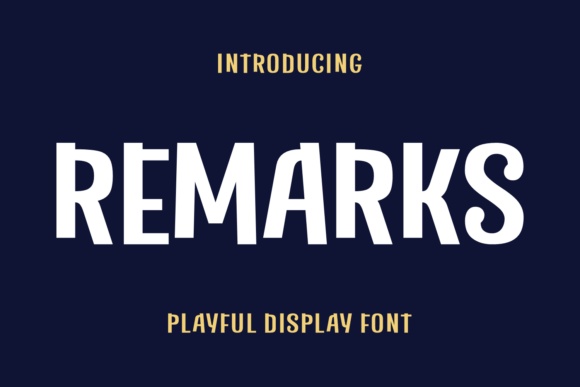 Remarks Font Review: Testing a Playful Display Typeface