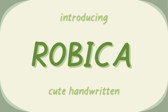 Robica Font Review: A Quirky Display Typeface for Campaigns
