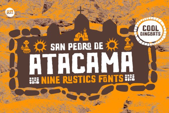 San Pedro De Atacama Font: Organic Display Type for Digital Campaigns