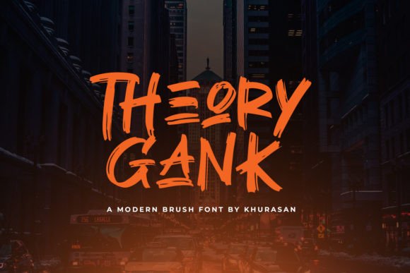Theory Gank Font: Adding Handmade Charm to Product Labels