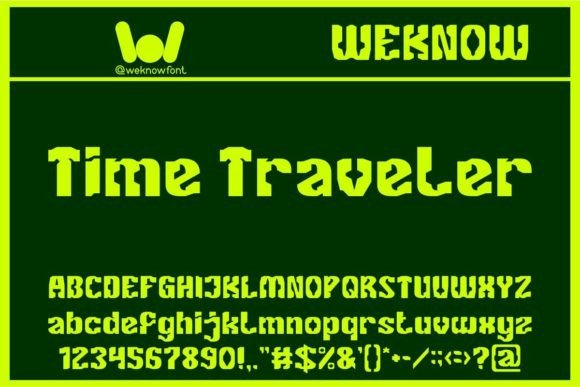 Time Traveler Font: Bold Branding for Small Business