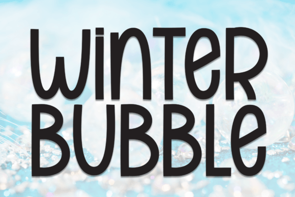 Winter Bubble Font: A Display Typeface for Editorial Warmth